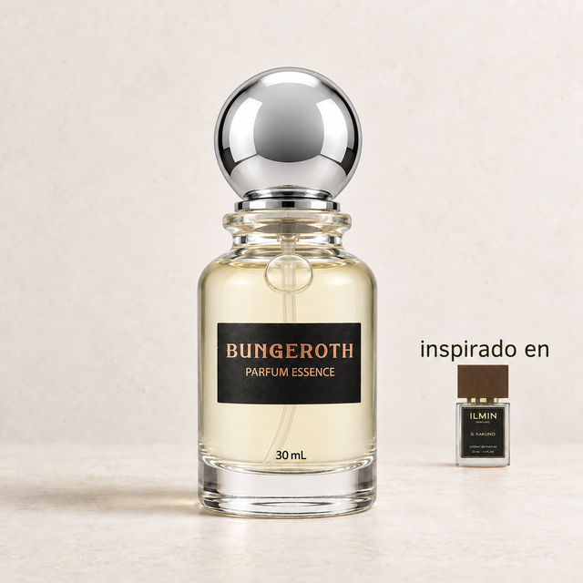 Cáliz Secreto(Inspirado en Ilmin Il kakuno Unisex) — envase Bungeroth 30 mL sobre piedra clara
