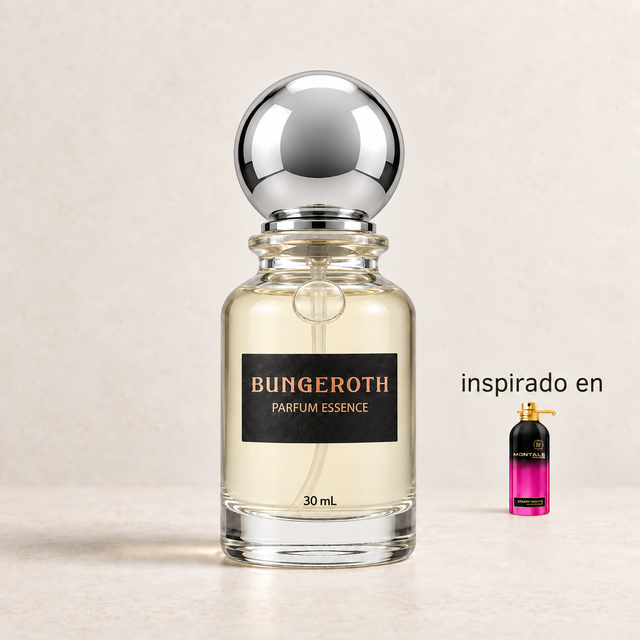 Noche Estrellada(Inspirado en Montale Starry Night Unisex) — envase Bungeroth 30 mL sobre piedra clara