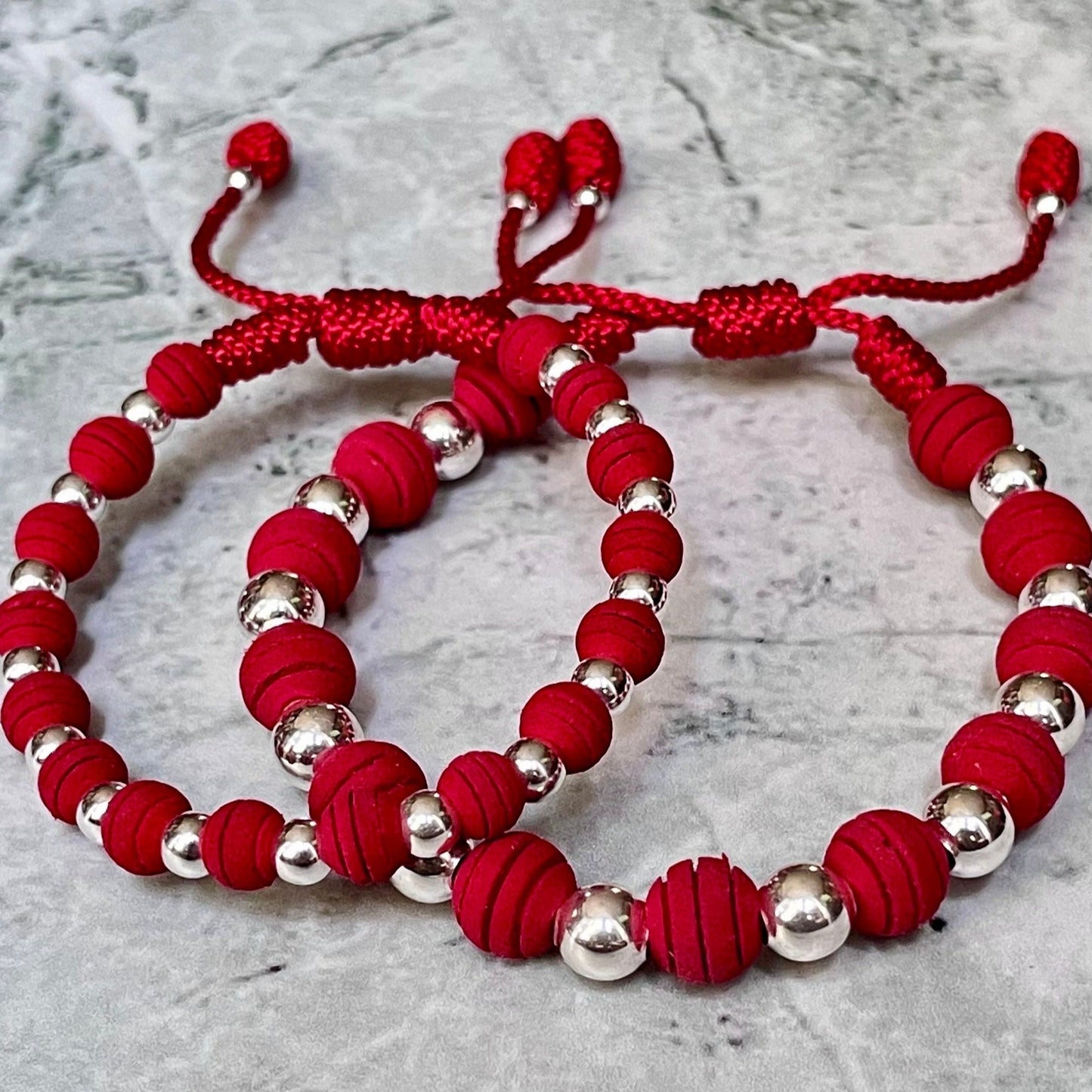 Pulseras pareja Silver love