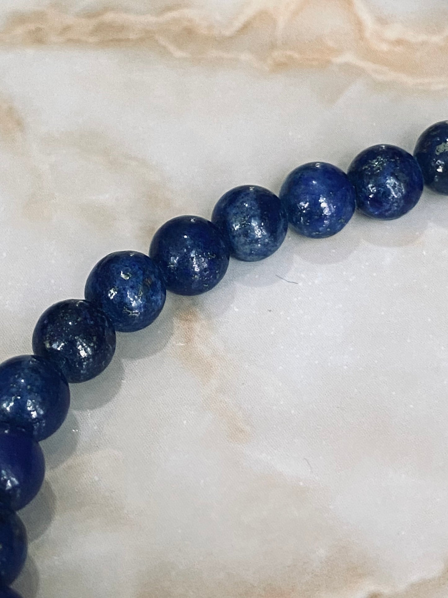 Pulsera lapislázuli 6mm