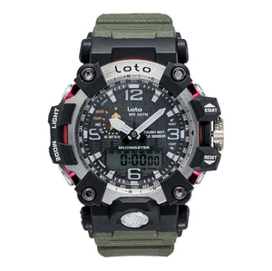 RELOJ LOTO HOMBRE DEPORTIVO DOBLE HORA