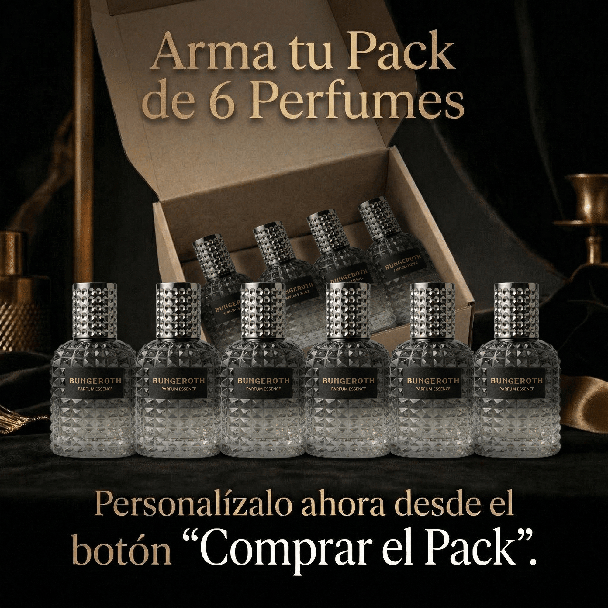 Arma tu Colección de 6 Perfumes Premium
