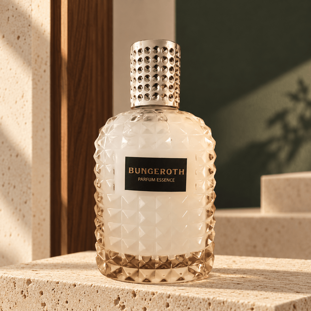 Bungeroth Velum 100 mL sobre piedra natural, madera y oliva