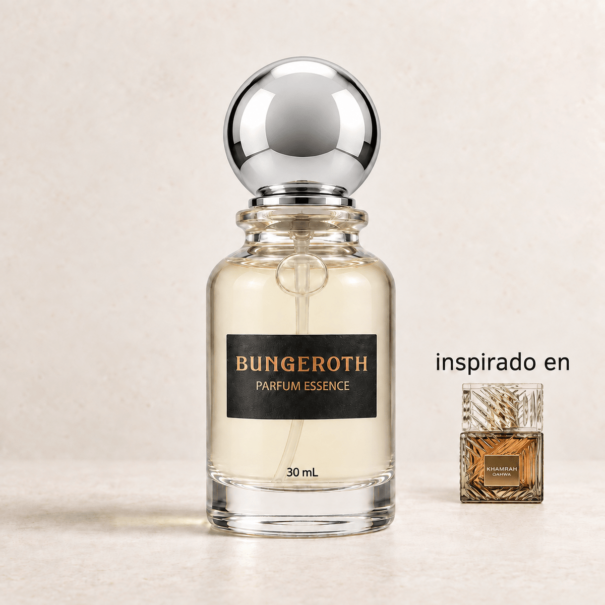 Café de Medianoche BUNGEROTH 30 mL, inspirado en Khamrah Qahwa de Lattafa