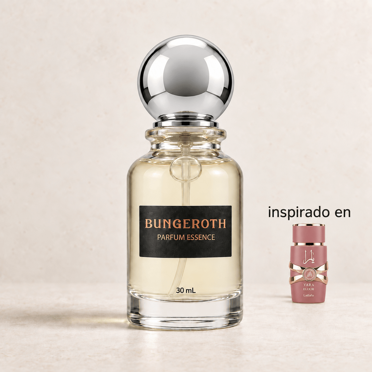 Caramel Bloom BUNGEROTH 30 mL, inspirado en Yara Elixir de Lattafa