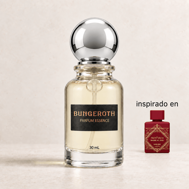 Fruto Prohibido BUNGEROTH 30 mL, inspirado en Bade’e Al Oud Sublime de Lattafa