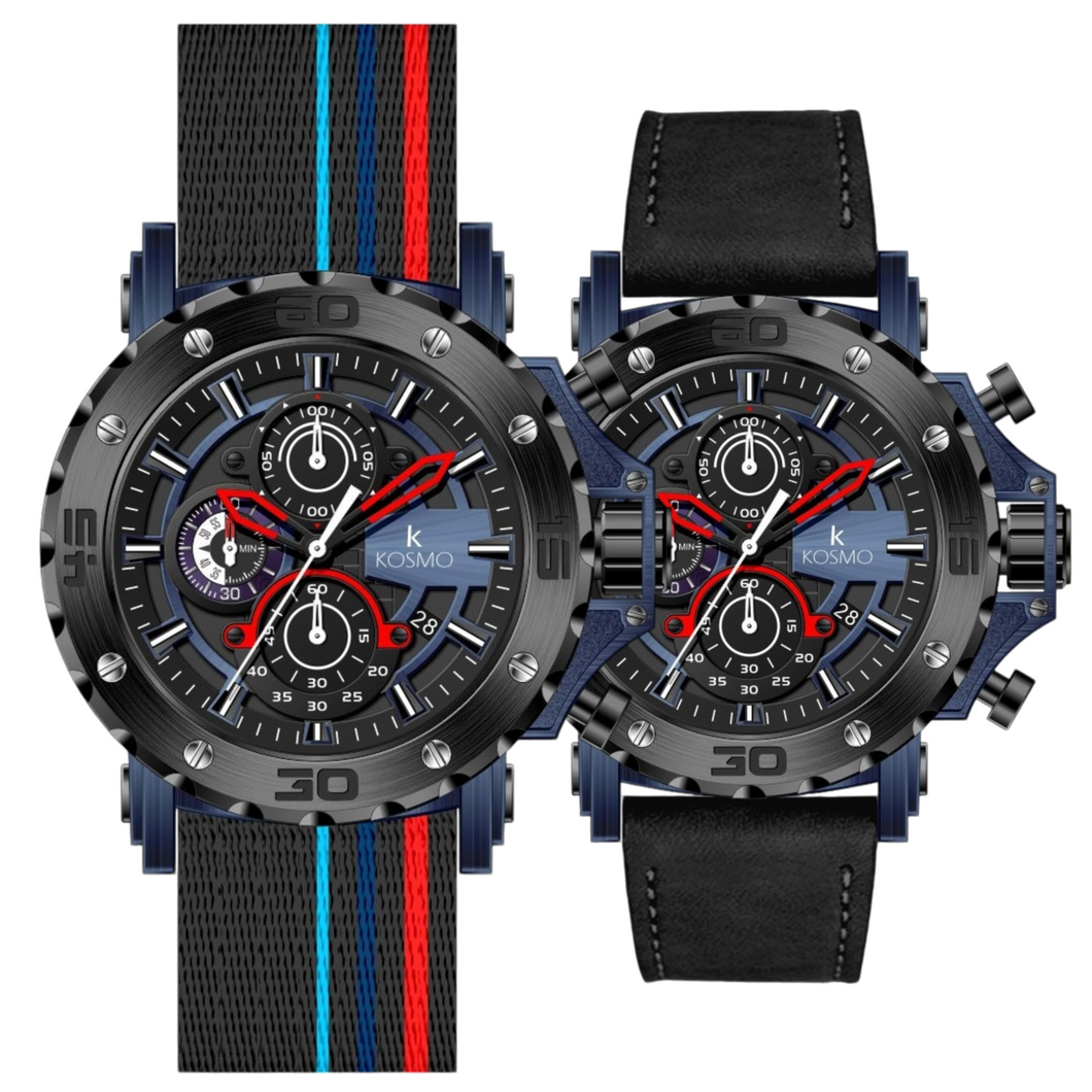 RELOJ KOSMO K3932 CHRONO DOBLE PULSO