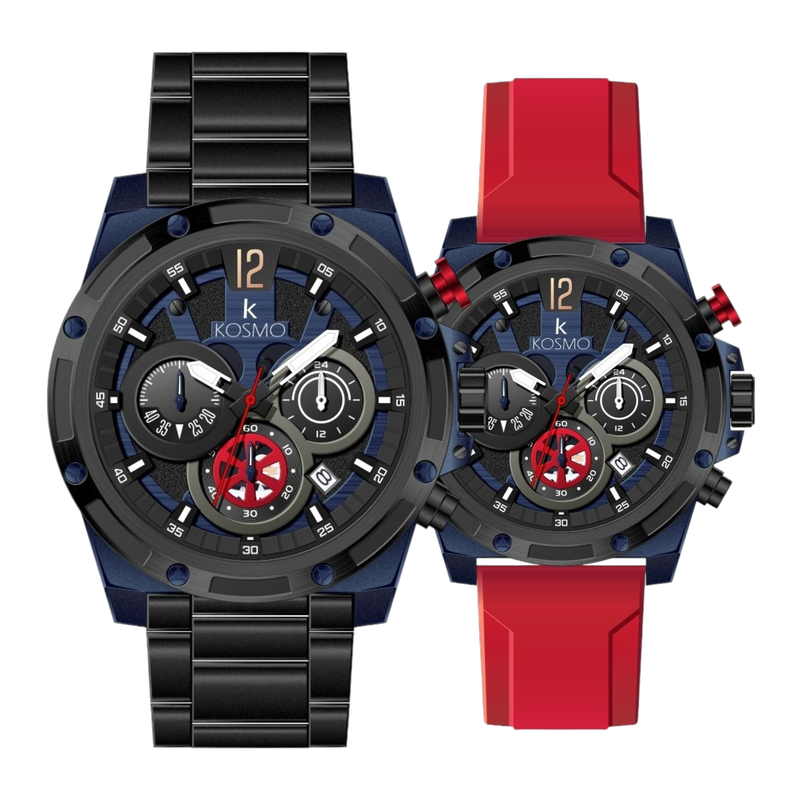 RELOJ KOSMO K4000G CHRONO DOBLE PULSO