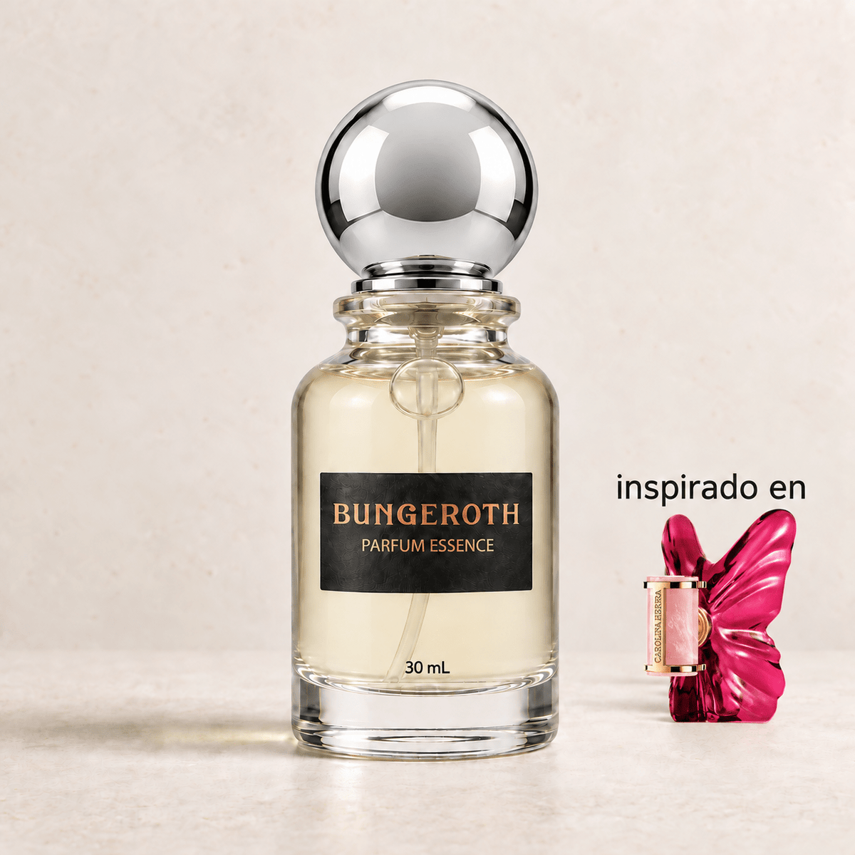 Mariposa Radiante BUNGEROTH 30 mL, inspirado en La Bomba de Carolina Herrera
