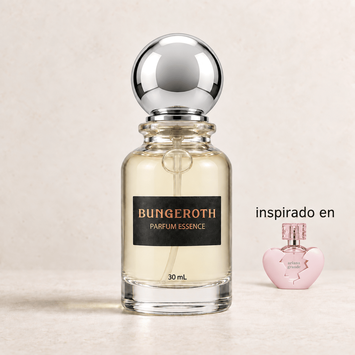 Nuevo Capítulo BUNGEROTH 30 mL, inspirado en Thank U, Next de Ariana Grande