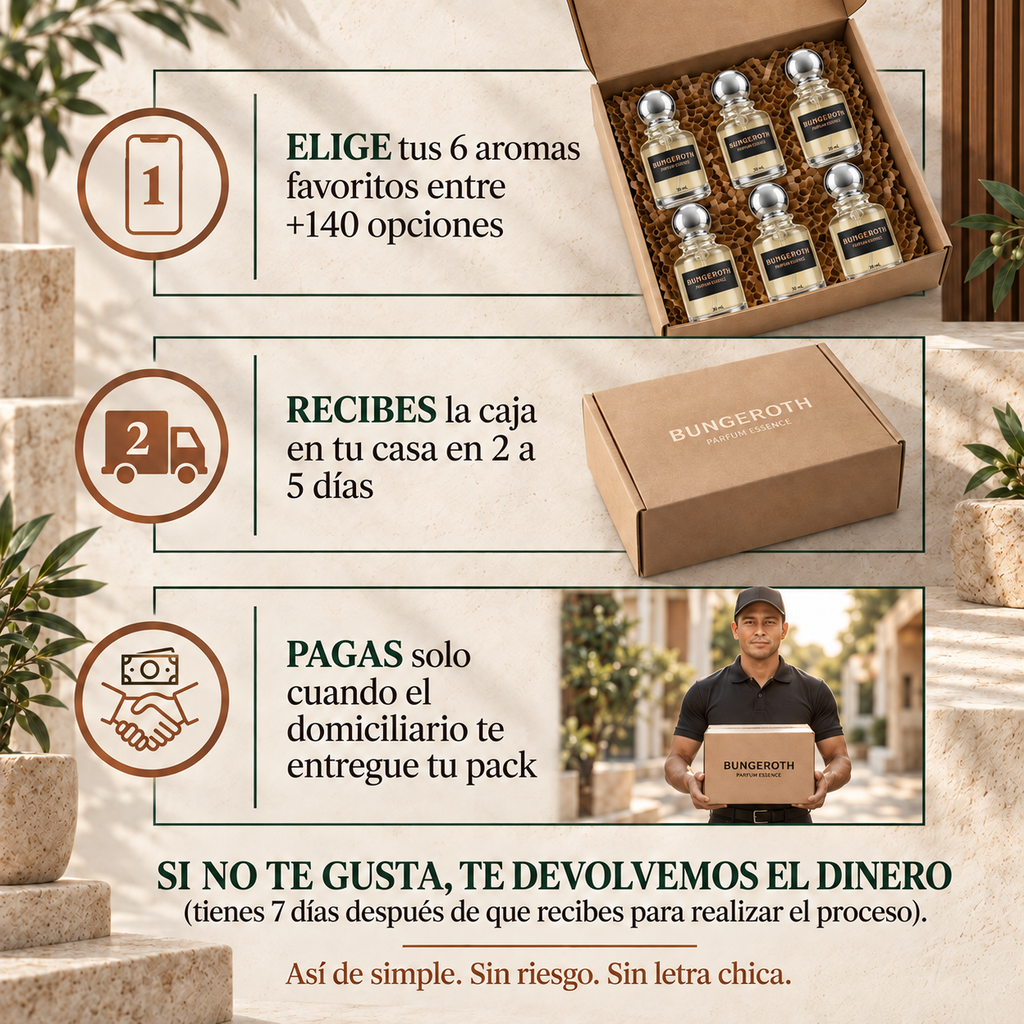 Cómo comprar y elegir tus seis aromas Bungeroth