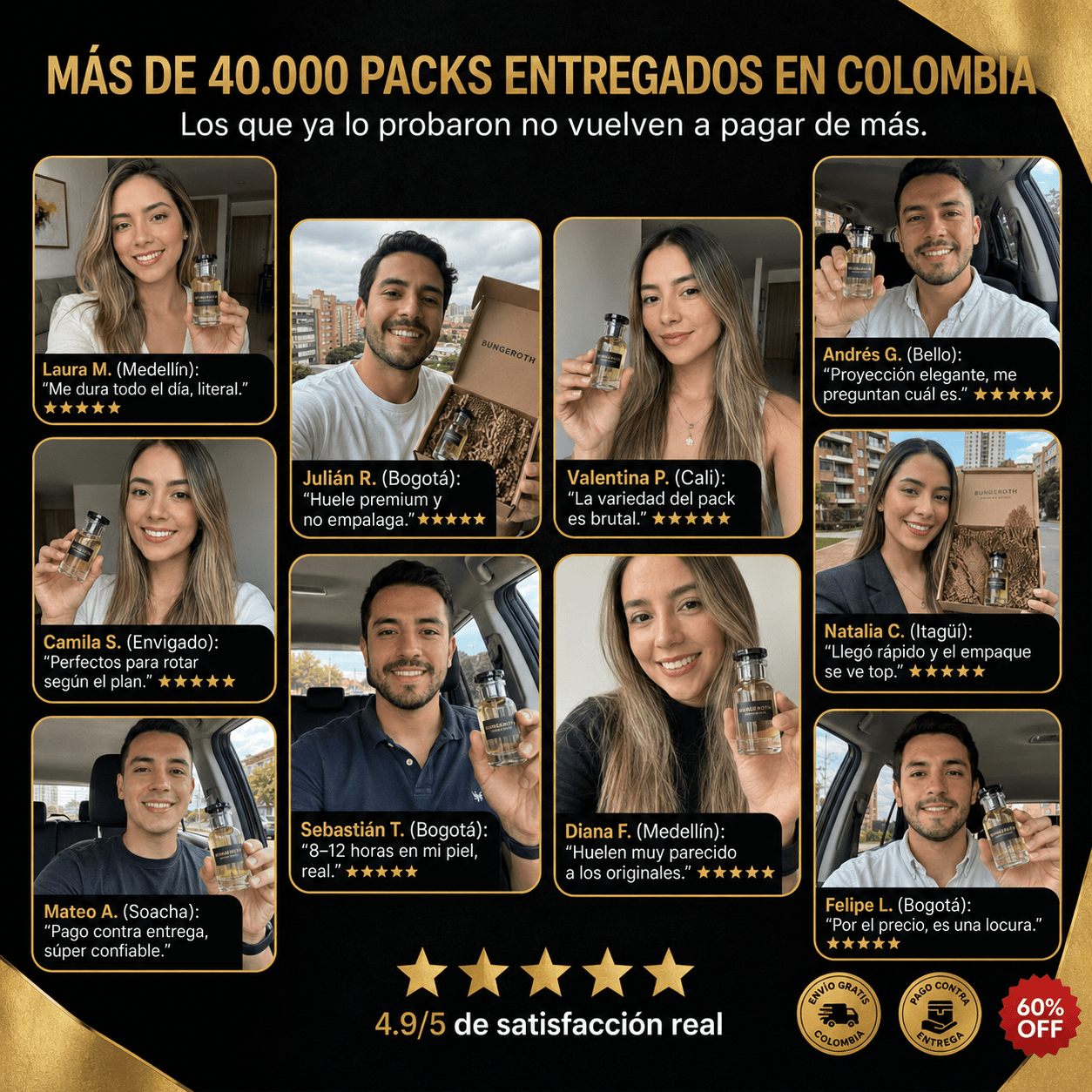 pack x6 Parfum 30 mL