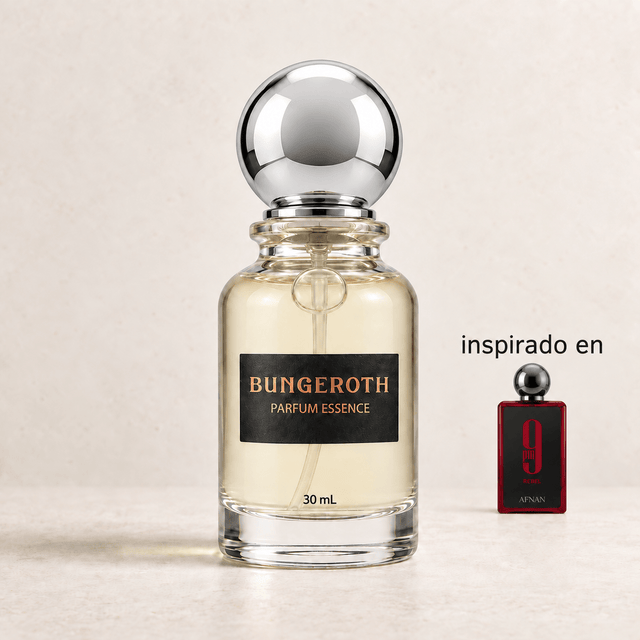 Rebelión Nocturna BUNGEROTH 30 mL, inspirado en 9PM Rebel de Afnan
