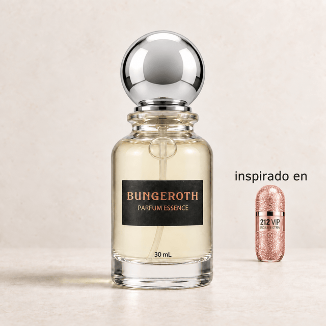 Rosé Supremo BUNGEROTH 30 mL, inspirado en 212 VIP Rosé Extra de Carolina Herrera