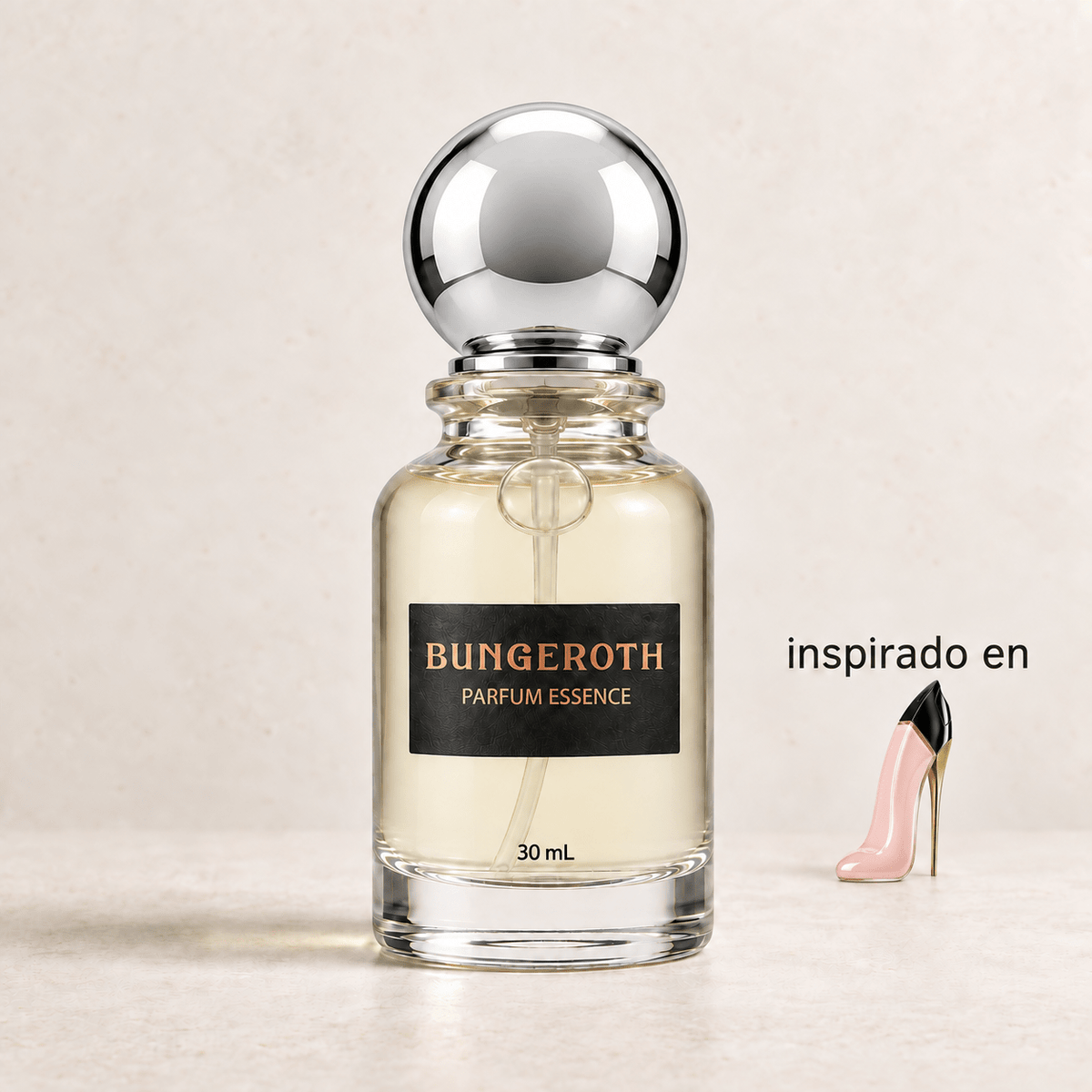 Rubor Rosé BUNGEROTH 30 mL, inspirado en Good Girl Blush de Carolina Herrera