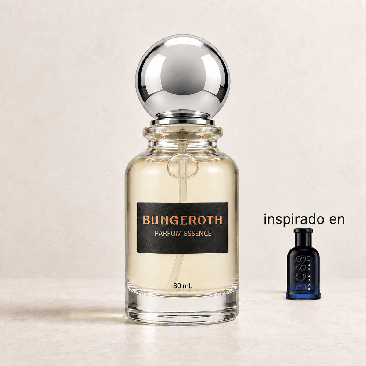 Sombra Intensa BUNGEROTH 30 mL, inspirado en Boss Bottled Night de Hugo Boss