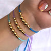 Pulseras en hilo gold granite x3