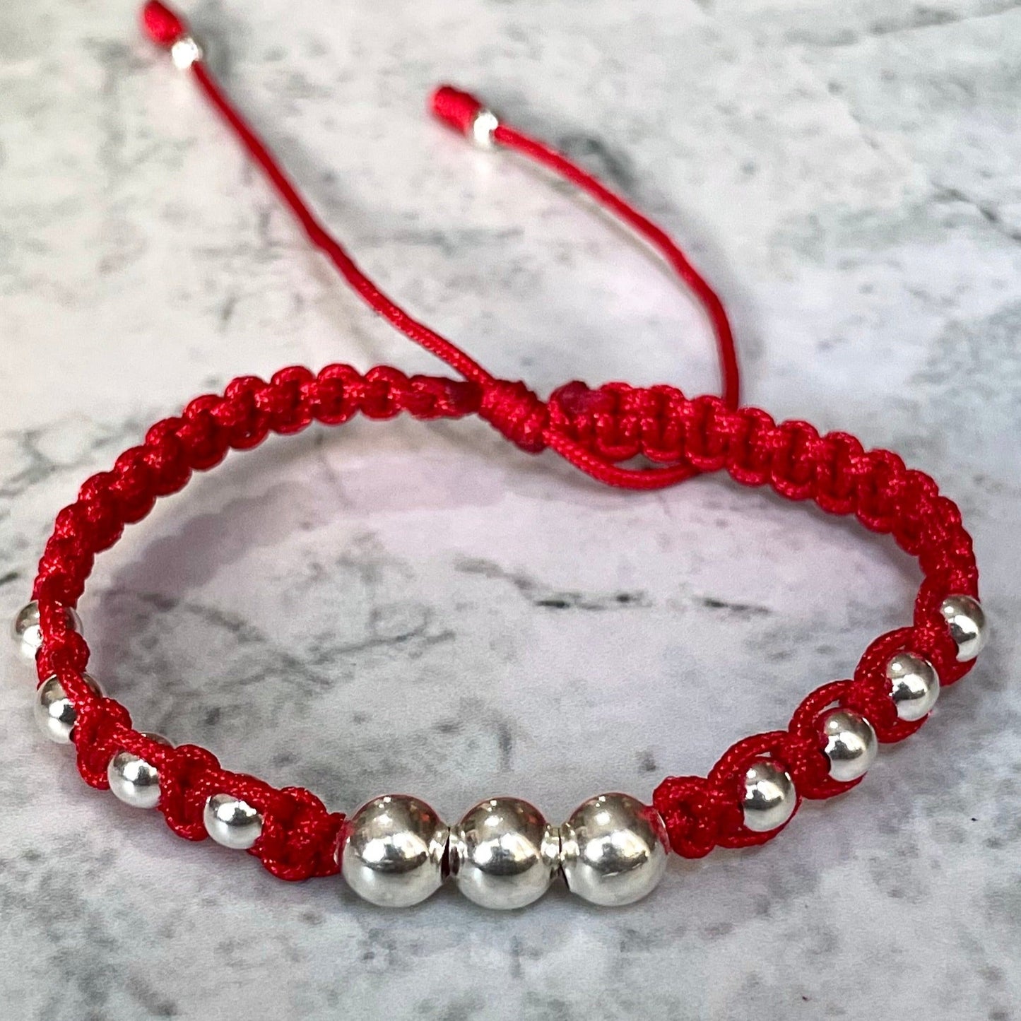 Pulsera silver berlin red