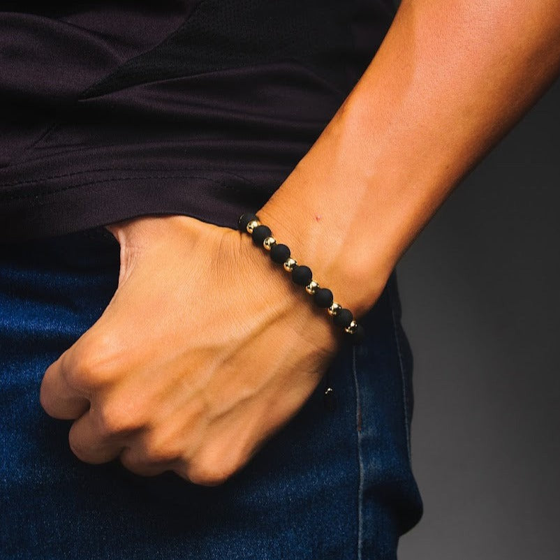 Pulsera golden black