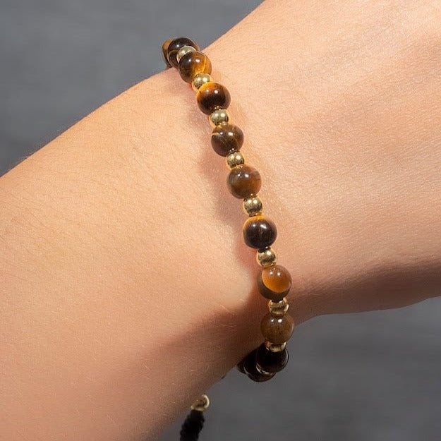 Pulsera ojo de tigre 6mm