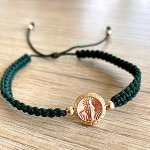 pulsera tejida unisex milagrosa