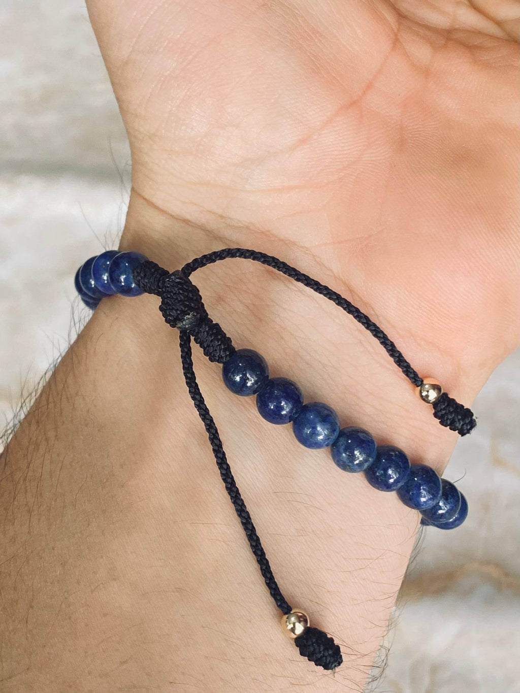 Pulsera lapislázuli 6mm