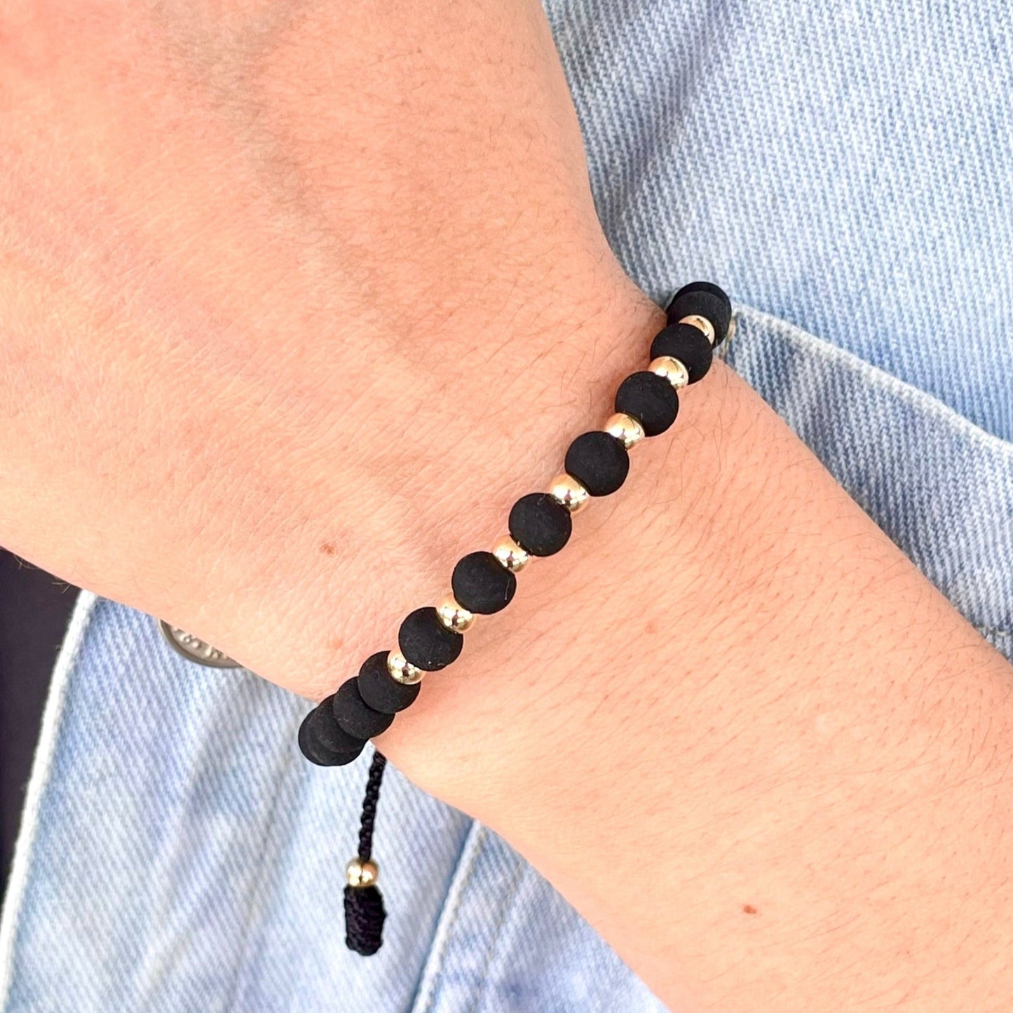 pulsera dama negra