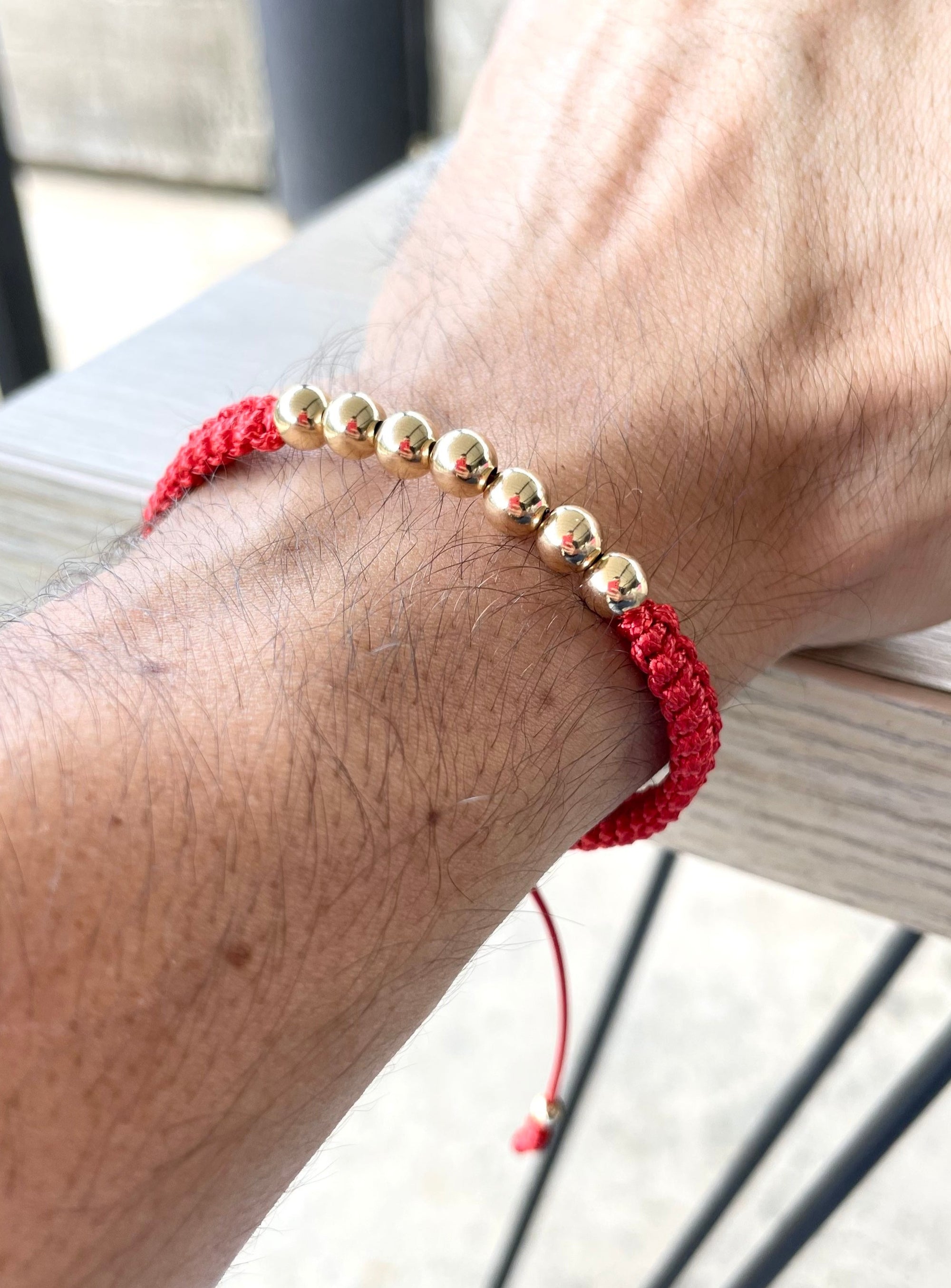 pulsera tejida caballero