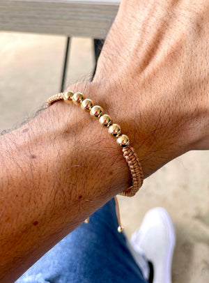 pulsera tejida caballero