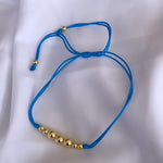 Pulseras en hilo gold granite x3